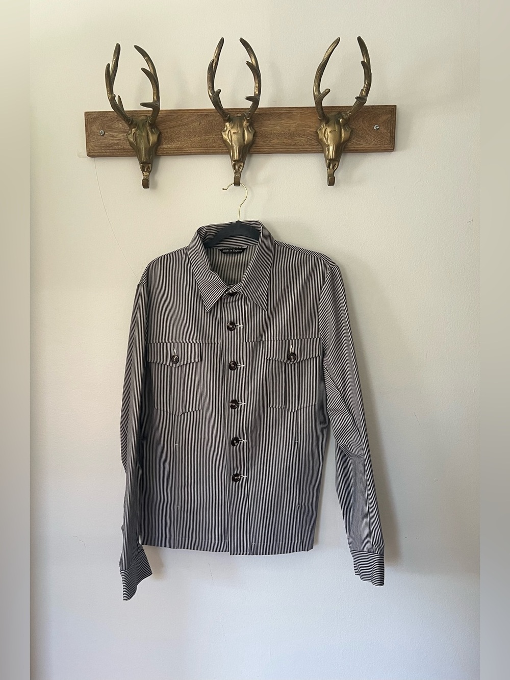 Jump the Gun pinstripe jacket